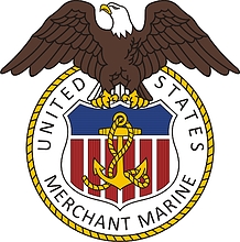 U.S. Merchant Marine (USMM), эмблема (#2) - векторное изображение