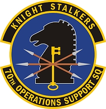 Vector clipart: U.S. Air Force 70th Operations Support Squadron, emblem