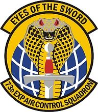 Vector clipart: U.S. Air Force 73rd Expeditionary Air Control Squadron, emblem