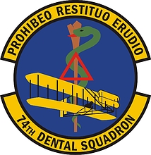 U.S. Air Force 74th Dental Squadron, emblem