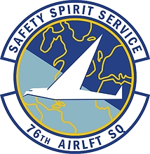 U.S. Air Force 76th Airlift Squadron, emblem