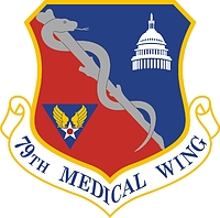 U.S. Air Force 79th Medical Wing, эмблема - векторное изображение