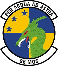 U.S. Air Force 86th Maintenance Operations Squadron, эмблема - векторное изображение