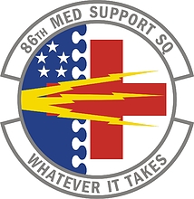 U.S. Air Force 86th Medical Support Squadron, эмблема - векторное изображение