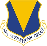 Vector clipart: U.S. Air Force 86th Operations Group, emblem