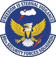 U.S. Air Force 86th Security Forces Squadron, эмблема