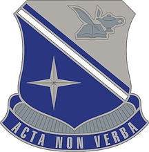 Vector clipart: U.S. Army | Bemidji High School, Bemidji, MN, shoulder loop insignia