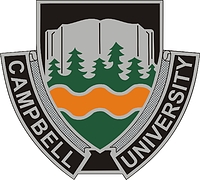 U.S. Army | Campbell University, Buies Creek, NC, эмблема (знак различия) - векторное изображение