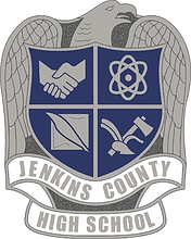 U.S. Army | Jenkins County High School, Millen, GA, эмблема (знак различия) - векторное изображение