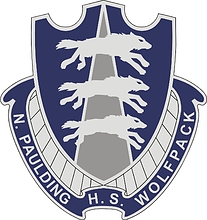 Векторный клипарт: U.S. Army | North Paulding High School, Dallas, GA, эмблема (знак различия)
