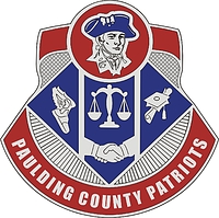 U.S. Army | Paulding County High School, Dallas, GA, эмблема (знак различия) - векторное изображение