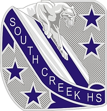 U.S. Army | South Creek High School, Robersonville, NC, shoulder loop insignia
