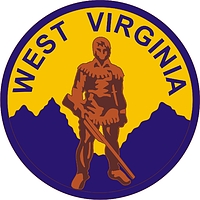 Векторный клипарт: U.S. Army | West Virginia University, Morgantown, WV, нарукавный знак