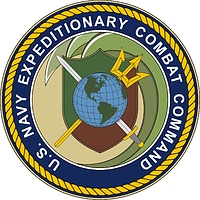 U.S. Navy Expeditionary Combat Command, seal - векторное изображение