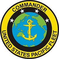 Vector clipart: U.S. Pacific Fleet Commander, emblem