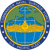 Векторный клипарт: U.S. Pacific Fleet, Commander Naval Surface Force, эмблема