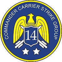 Vector clipart: U.S. Navy Carrier Strike Group Fourteen (CSG 14), emblem