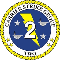 Векторный клипарт: U.S. Navy Carrier Strike Group Two (CSG 2), эмблема