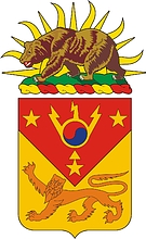 U.S. Army 240th Signal Battalion, coat of arms - vector image