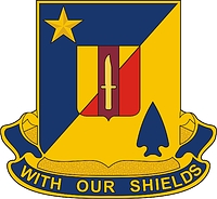U.S. Army 2nd Combined Arms Battalion, 5th Brigade Combat Team, 1st Armored Division, distinctive unit insignia - vector image
