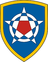 U.S. Army National Guard Operations Support Airlift Command, нарукавный знак - векторное изображение
