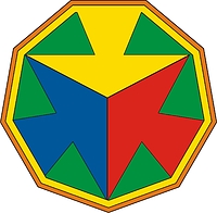 U.S. Army National Training Center, shoulder sleeve insignia - vector image