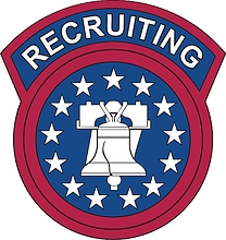 U.S. Army Recruiting Command, нарукавный знак - векторное изображение