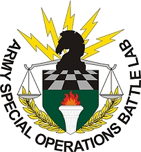 Vector clipart: U.S. Army Special Operations Battle Lab, emblem
