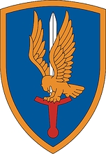 Vector clipart: U.S. Army 1st Aviation Brigade, shoulder sleeve insignia