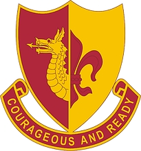U.S. Army 932nd Field Artillery Battalion, distinctive unit insignia - vector image