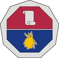 U.S. Army 98th Training Division, эмблема (знак различия) - векторное изображение