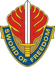 U.S. Army Army Europe (USAREUR), эмблема (знак различия) - векторное изображение