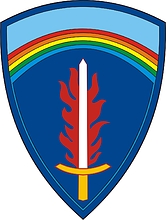 U.S. Army Army Europe (USAREUR), нарукавный знак - векторное изображение