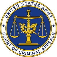 U.S. Army Court of Criminal Appeals, seal - векторное изображение