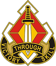 U.S. Army Maneuver Support Center of Excellence, Fort Leonard Wood, distinctive unit insignia - vector image