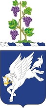 Vector clipart: U.S. Army 169th Aviation Regiment, coat of arms