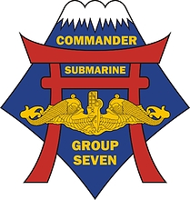 U.S. Navy Commander, Submarine Group 7 (COMSUBGRU Seven), эмблема