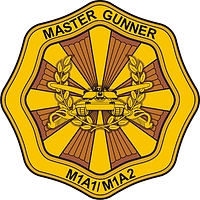 U.S. Army Master Gunner, insignia - векторное изображение