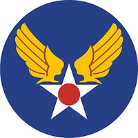 US Army Air Forces, historical insignia - vector image