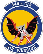 Векторный клипарт: U.S. Air Force 549th Combat Training Squadron, эмблема