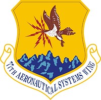 U.S. Air Force 77th Aeronautical Systems Wing, эмблема - векторное изображение