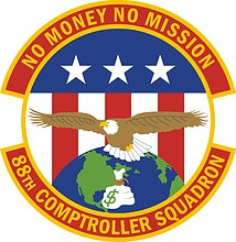 Vector clipart: U.S. Air Force 88th Comptroller Squadron, emblem