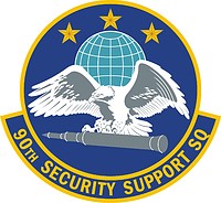 U.S. Air Force 90th Security Support Squadron, эмблема