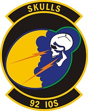 Векторный клипарт: U.S. Air Force 92nd Information Operations Squadron, эмблема