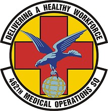 Векторный клипарт: U.S. Air Force 436th Medical Operations Squadron, эмблема