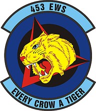 U.S. Air Force 453rd Electronic Warfare Squadron, эмблема - векторное изображение
