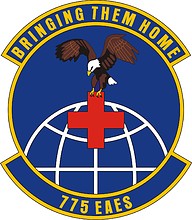 Векторный клипарт: U.S. Air Force 775th Expeditionary Aeromedical Evacuation Squadron, эмблема