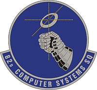 U.S. Air Force 82nd Computer Systems Squadron, эмблема - векторное изображение