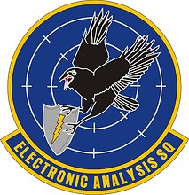 U.S. Air Force Electronic Analysis Squadron, эмблема - векторное изображение