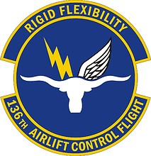 U.S. Air Force 136th Airlift Control Flight, emblem